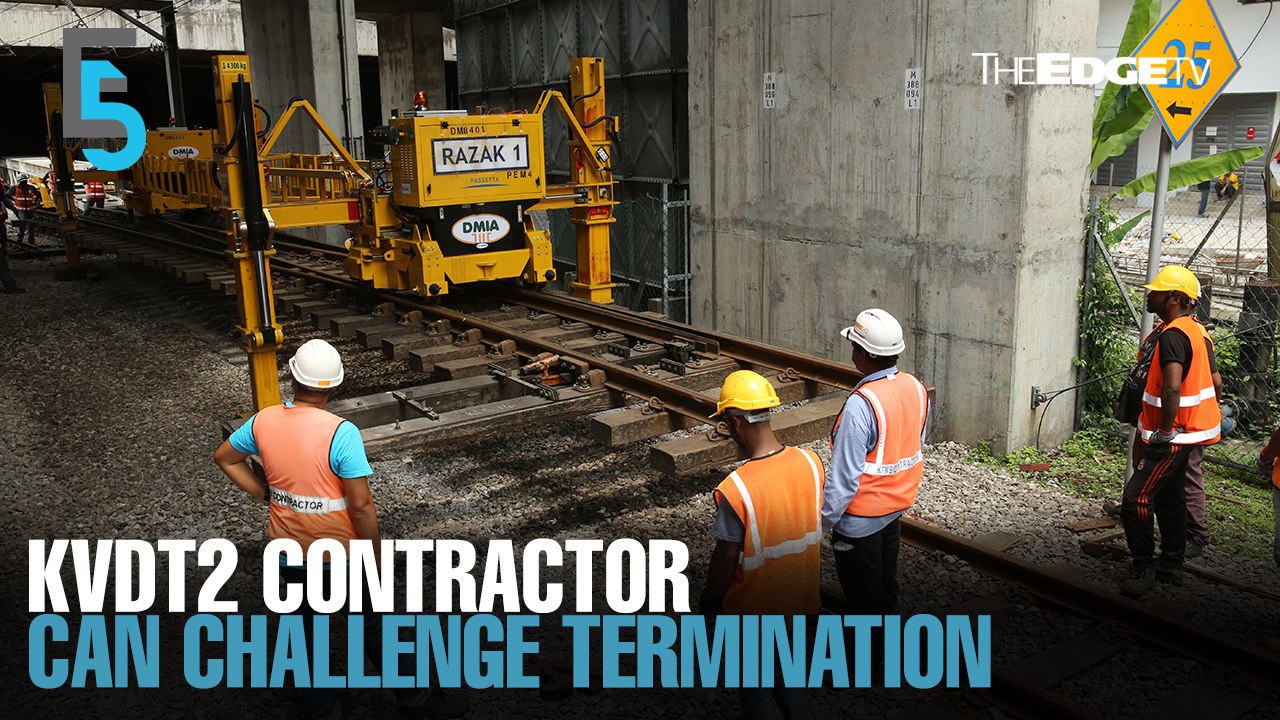 EVENING 5: KDVT2 contractor allowed to challenge termination