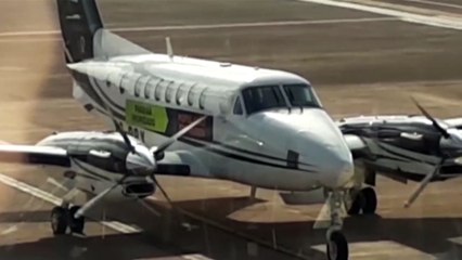 Avião chega a Cascavel com órgão para a realização de transplante