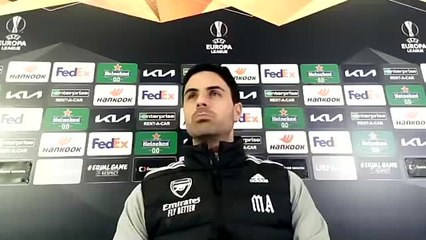 Quarts - Arteta : "Très impressionné par le Slavia"