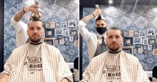 Un coiffeur se rase la tête en soutien à son collègue et ami atteint d'un cancer