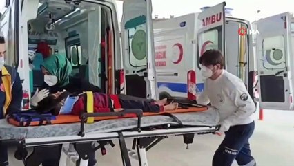 5 yaşındaki çocuk 5'inci kattan aşağı düşerek ağır yaralandı