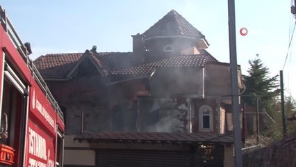 Beykoz'da korkutan villa yangını