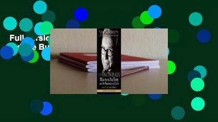 Full version  The Snowball: Warren Buffett and the Business of Life Complete