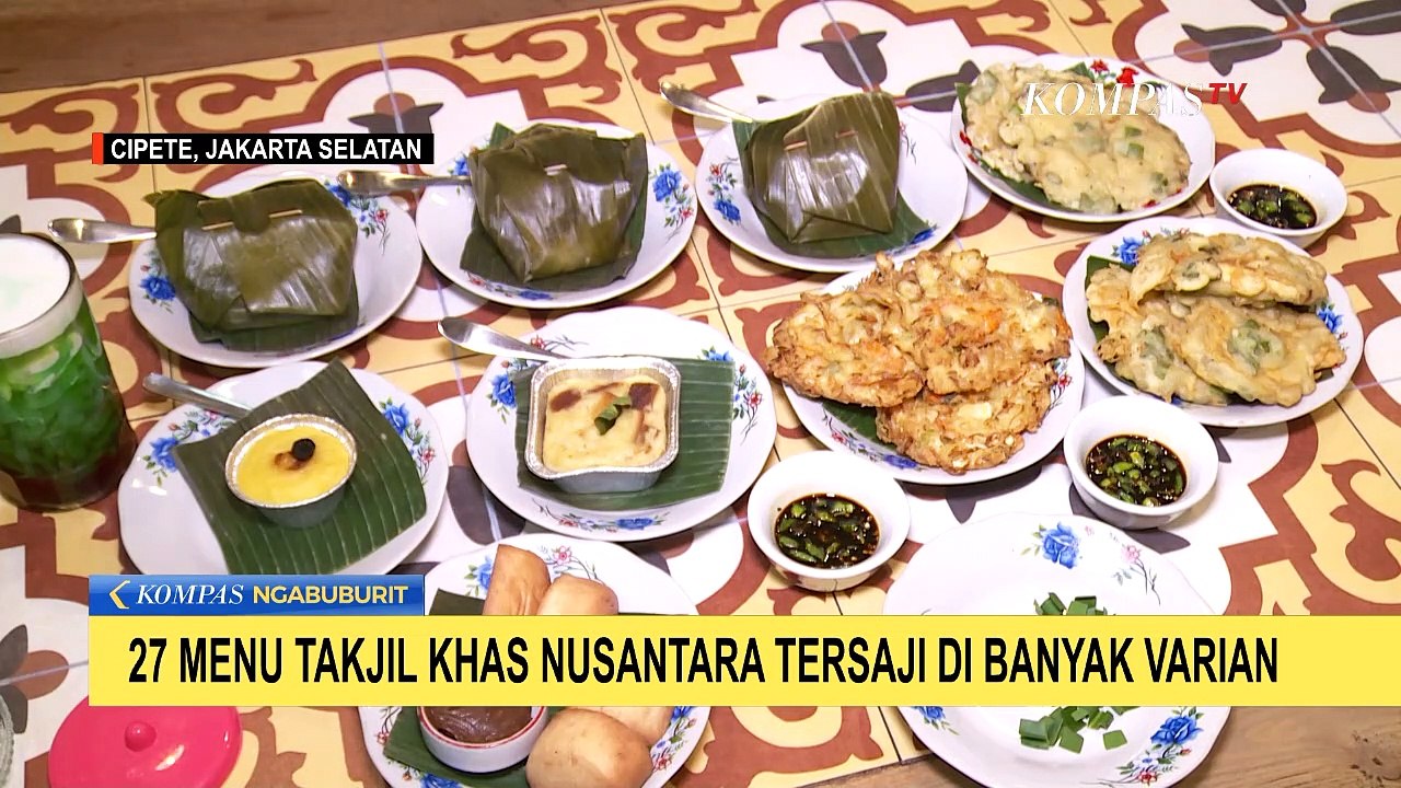 27 Menu Takjil Khas Nusantara Tersaji di Banyak Varian