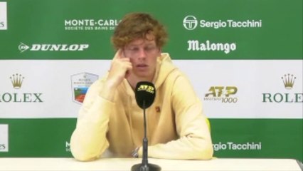 ATP - Rolex Monte-Carlo 2021 - Jannik Sinner : "I hope to play against Novak Djokovic again"