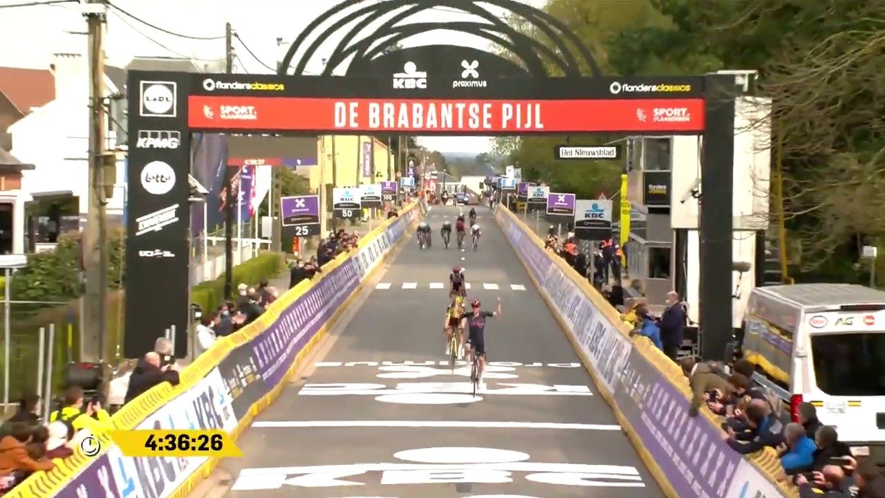 Cycling - Flèche Brabançonne  2021 - Tom Pidcock (IGD) debuted as Pro with a great triumph at Flèche Brabançonne