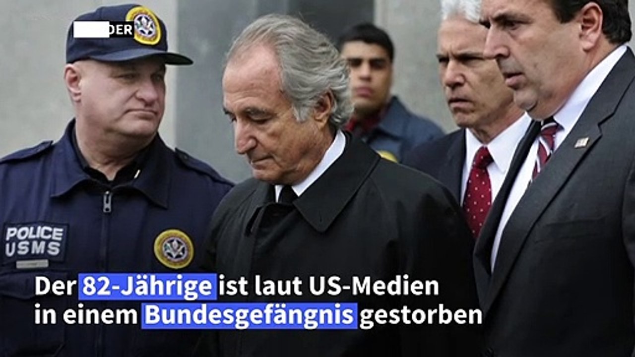 US-Milliardenbetrüger Madoff ist tot