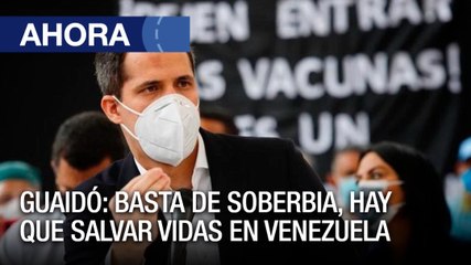 Rueda de prensa sector Salud junto a Juan Guaidó - Ahora