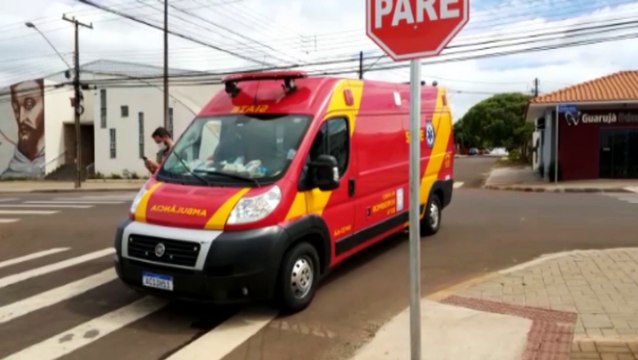 Motociclista sofre fratura no dedo em acidente de trânsito no Bairro Guarujá