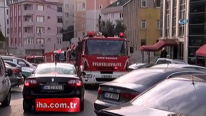 Maltepe’de korkutan yangın