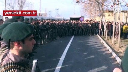 PÖH'ler dualarla Afrin'e uğurlandı