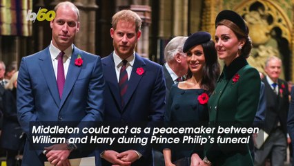 Kate Middleton Expected To Act as Mediator Between Harry and William During Prince Philip’s Funeral