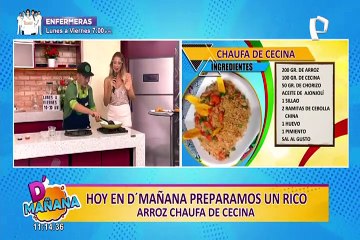 D’mañana: Aprende a preparar un exquisito chaufa de cecina y sorprende a todos en casa