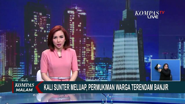 Kali Sunter Meluap, Permukiman Warga di Cipinang Melayu Terendam Banjir