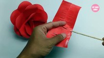 Diy Paper Flower Wall Decoration Ideas | How To Make Paper Flowers Wall Hanging | Diy Paper Craft
