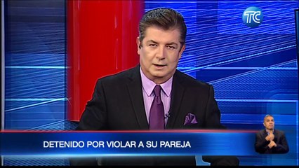 Hombre fue detenido acusado de golpear y violar a su pareja