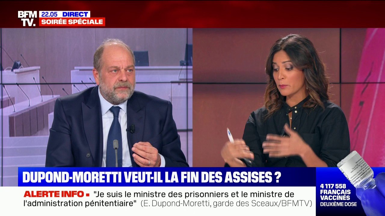 Éric Dupond-Moretti: "Les cours d'assises sont...