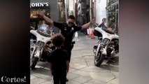 INCREÍBLE lo que hace ÉSTE POLICIA!‍‍♂️