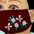 Keep Your Family Safe! With This Decorative Diy Face Mask - Sewing Tutorial, Wedding/Embroidery Mask