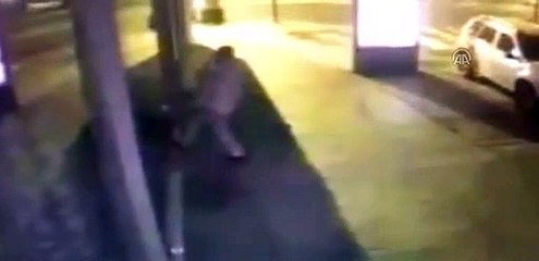 Maskeli hırsız güvenlik kamerasına yansıdı