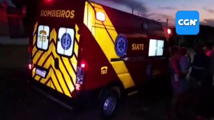 Mulher é prensada em portão de residência após ser atropelada por carro no Bairro Interlagos