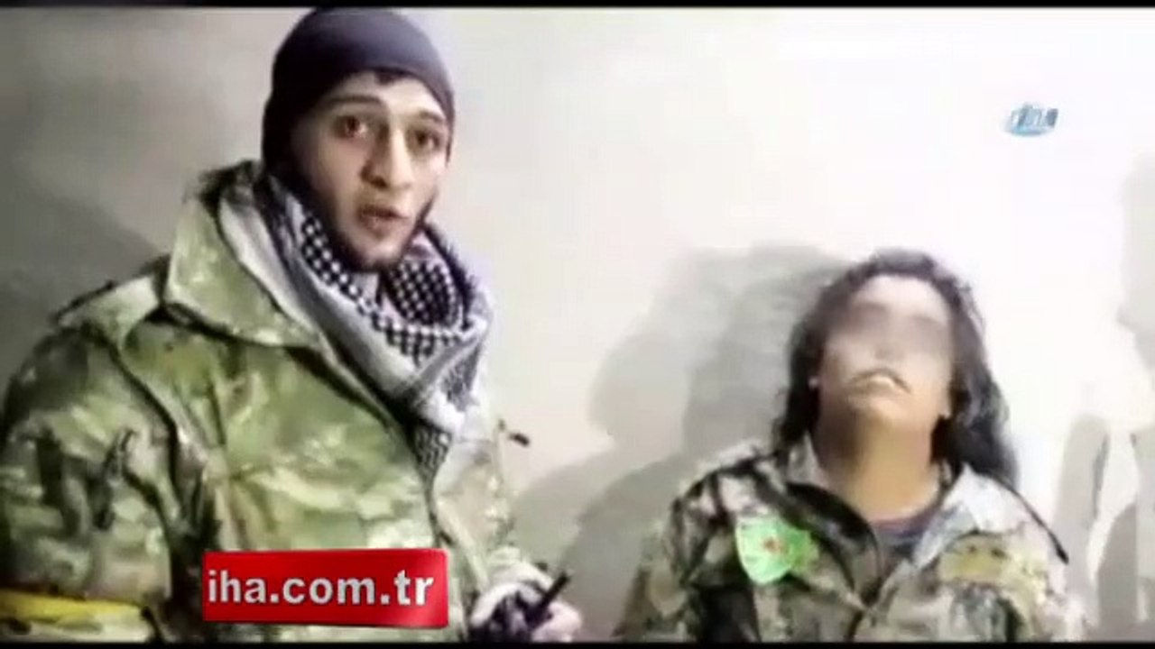 Özgür Suriye Ordusu’ndan kadın teröriste insanlık dersi