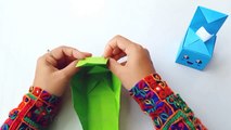 Easy Origami Tissue Box || Diy Mini Paper Tissue Box || How To Make An Origami Tissue Paper Box