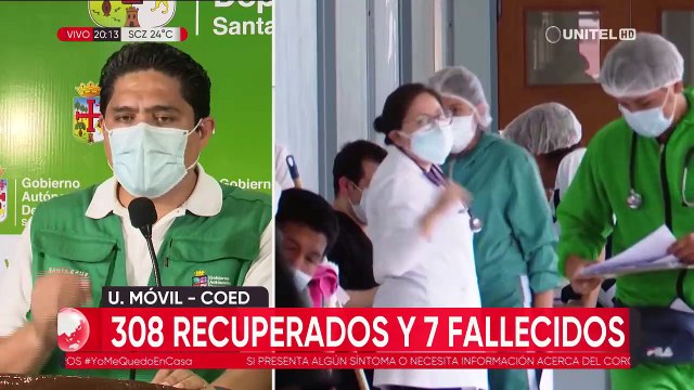 Santa Cruz reporta 421 nuevos contagios y siete decesos
