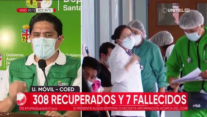 Santa Cruz reporta 421 nuevos contagios y siete decesos