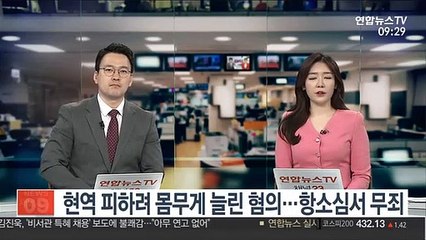 현역 피하려 몸무게 늘린 혐의…항소심서 무죄