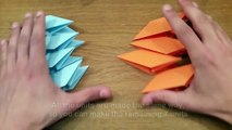 How To Make A Paper Transforming Ninja Star - Origami