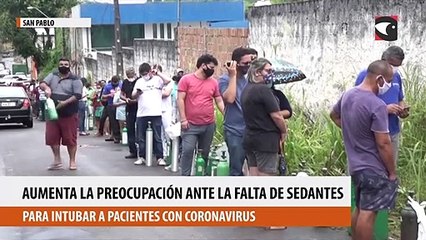 Aumenta la preocupación en San Pablo ante la falta de sedantes para intubar a pacientes con coronavirus