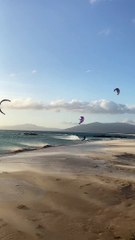 Kite Surfer Gets Launched by Sudden Gust of Wind