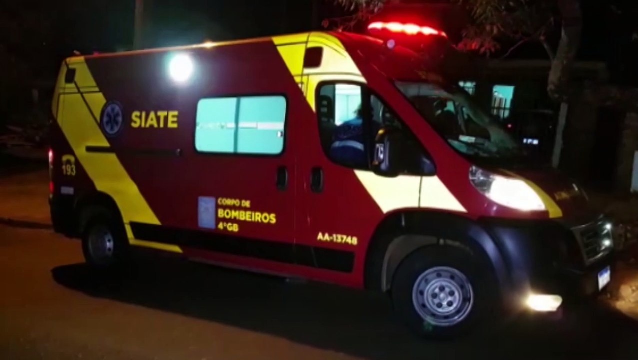 Siate atende mulher que sofreu queda dentro de casa, no Bairro Santa Felicidade