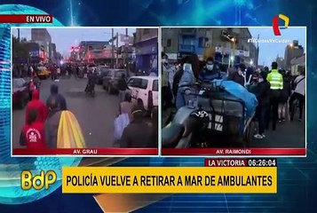 Miles de ambulantes desacatan cuarentena y llegan hasta el Estadio Nacional