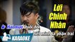 Lời Chinh Nhân Karaoke Quang Lập (Tone nam)  Nhạc Vàng Bolero Karaoke