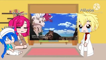 Part 2 Of Magi Labyrinth Of Magic Reacts! Amv One Woman Army ( About Morgiana) 