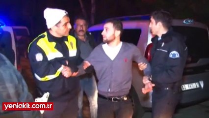 Polisten kaçtı yakalanınca bakın kendini nasıl savundu!