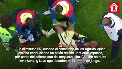 Chucho López sufrió grave lesión tras brutal entrada en juego vs Olimpia