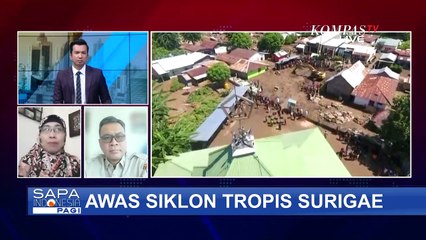 Waspadai  Hujan Deras dan Angin Kencang Sebagai Buntut Siklon Tropis Surigae