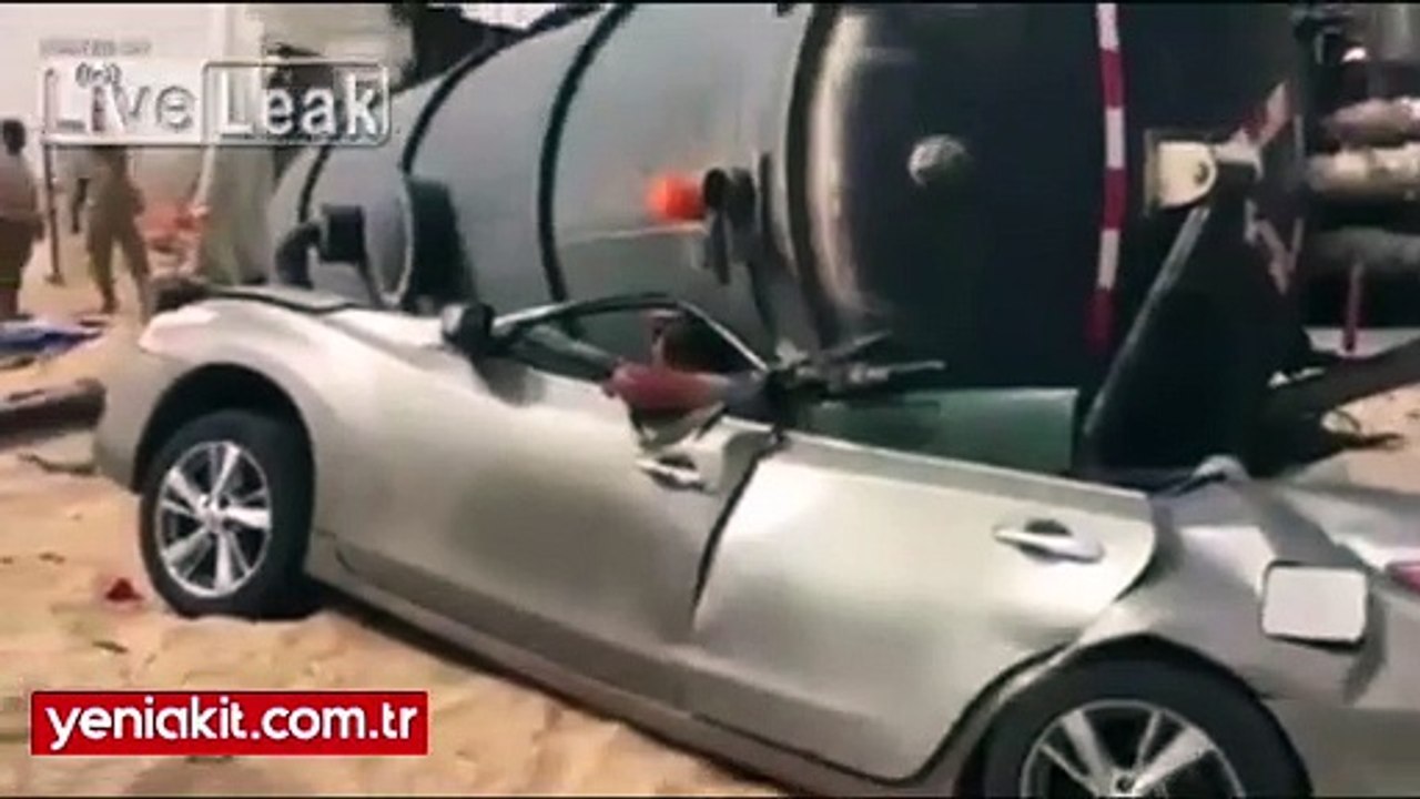 Korkunç kazadan mucizevi kurtuluş