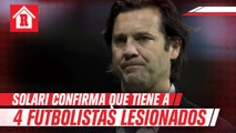 Santiago Solari confirmó cuatro lesionados tras vuelta vs Olimpia