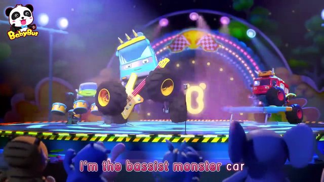 Police Truck Caught Bright Monster Car | Police Car For Kids | Babybus Nursery Rhymes & Kids Songs