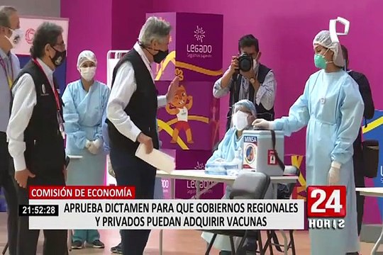 Congreso: aprueban dictamen que permite a privados comprar y aplicar vacunas covid-19