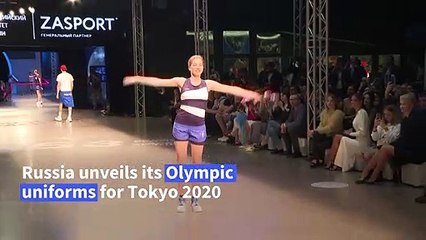Russia presents flagless Olympic uniforms for Tokyo 2020