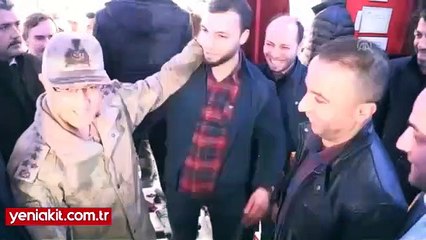 Jandarma Genel Komutanı eski habercisiyle karşılaşırsa..