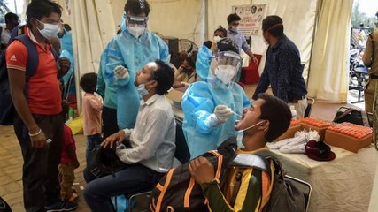 下载视频: India reports record high of over 2 lakh Covid-19 cases, 1,038 deaths in past 24 hours