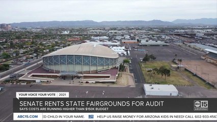 State senate rents Arizona fairgrounds for audit