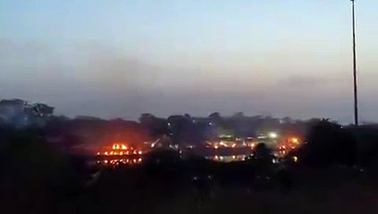 लखनऊ में कोरोना संक्रमण ने तोड़ सारे रिकॉर्ड, जलती चिताओंं का Video Viral