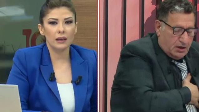 Elini önce kalbine sonra kravatına götürdü! CHP'li eski vekil canlı yayında fenalaştı